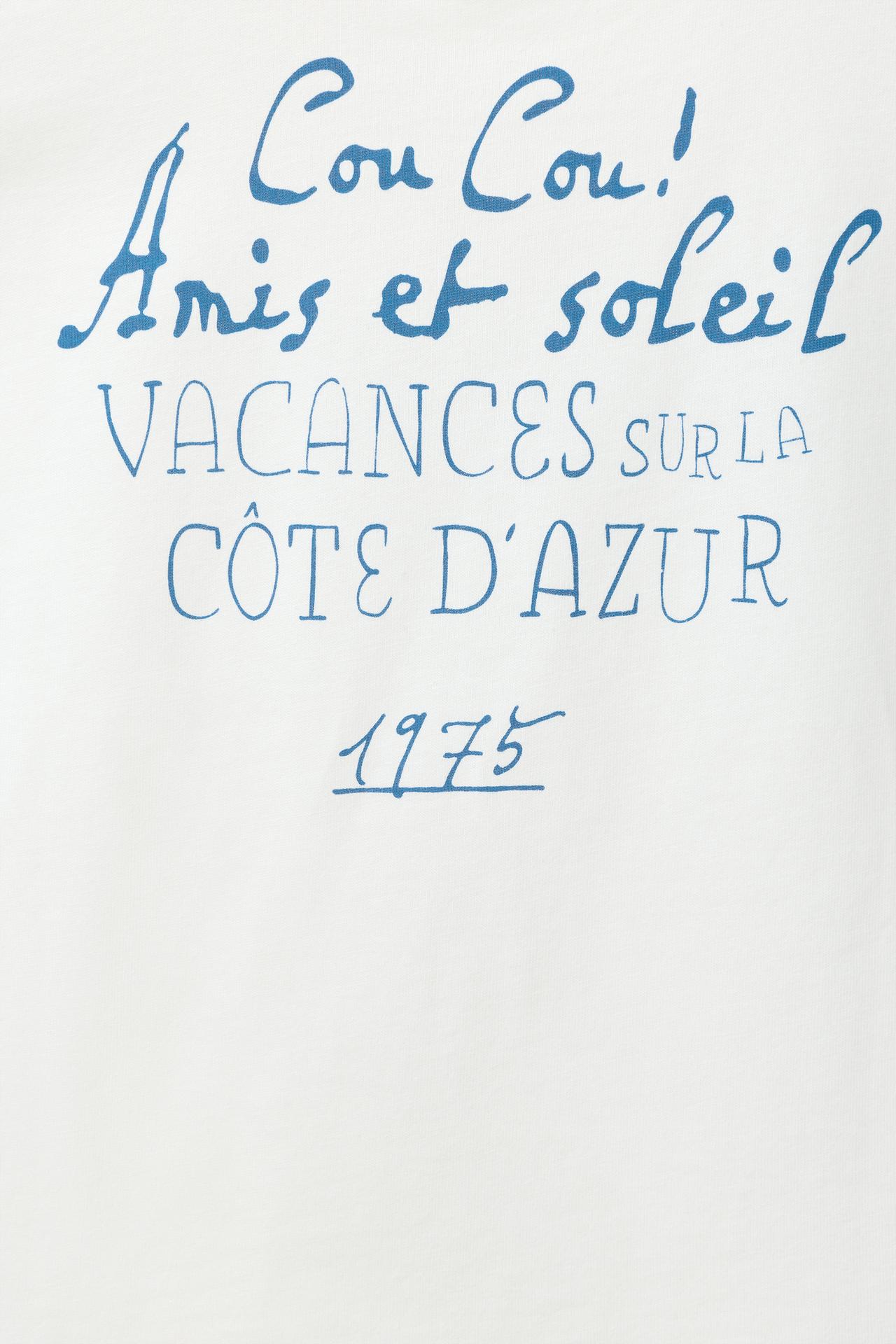 Polera estampado texto