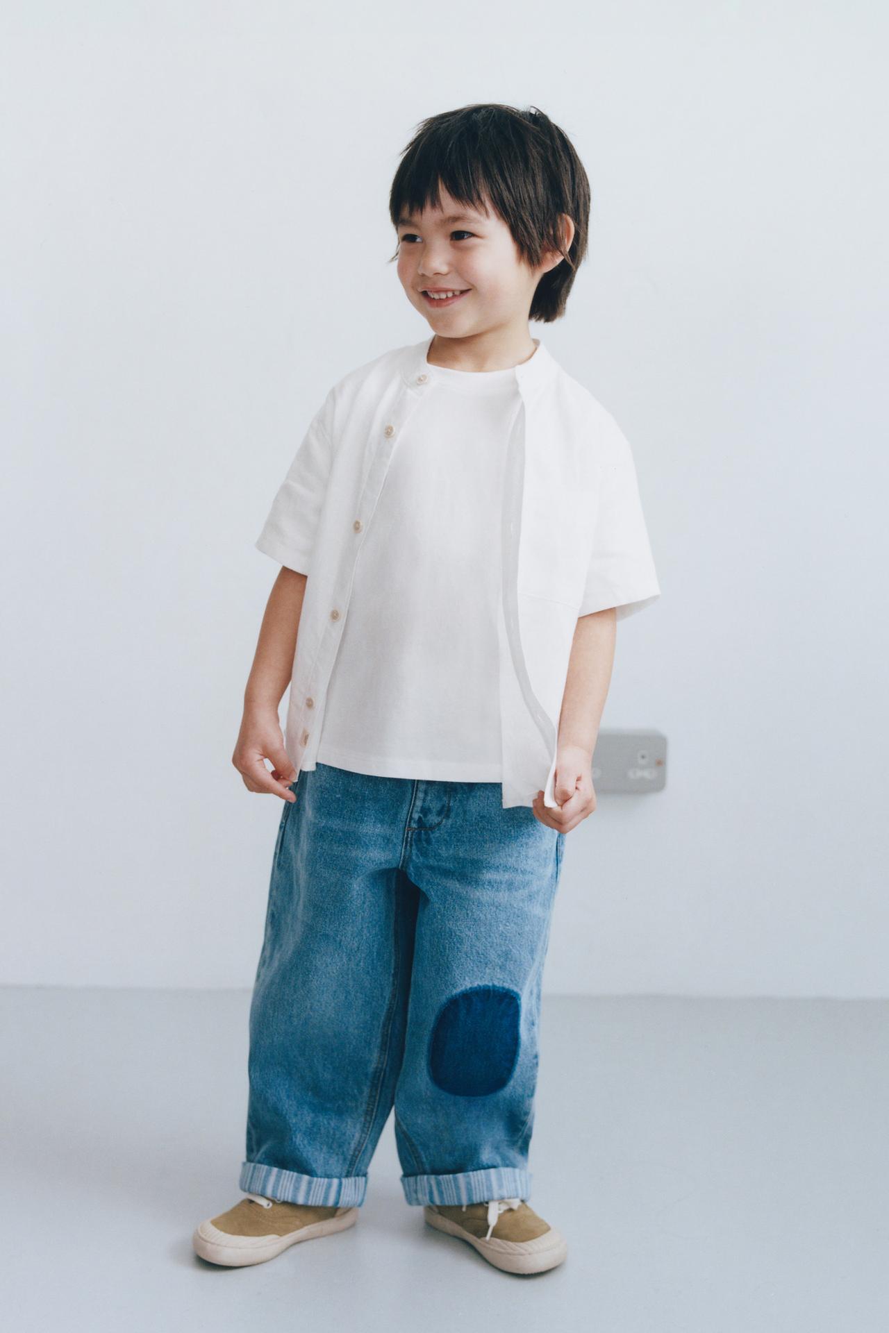 Camisa lino manga corta