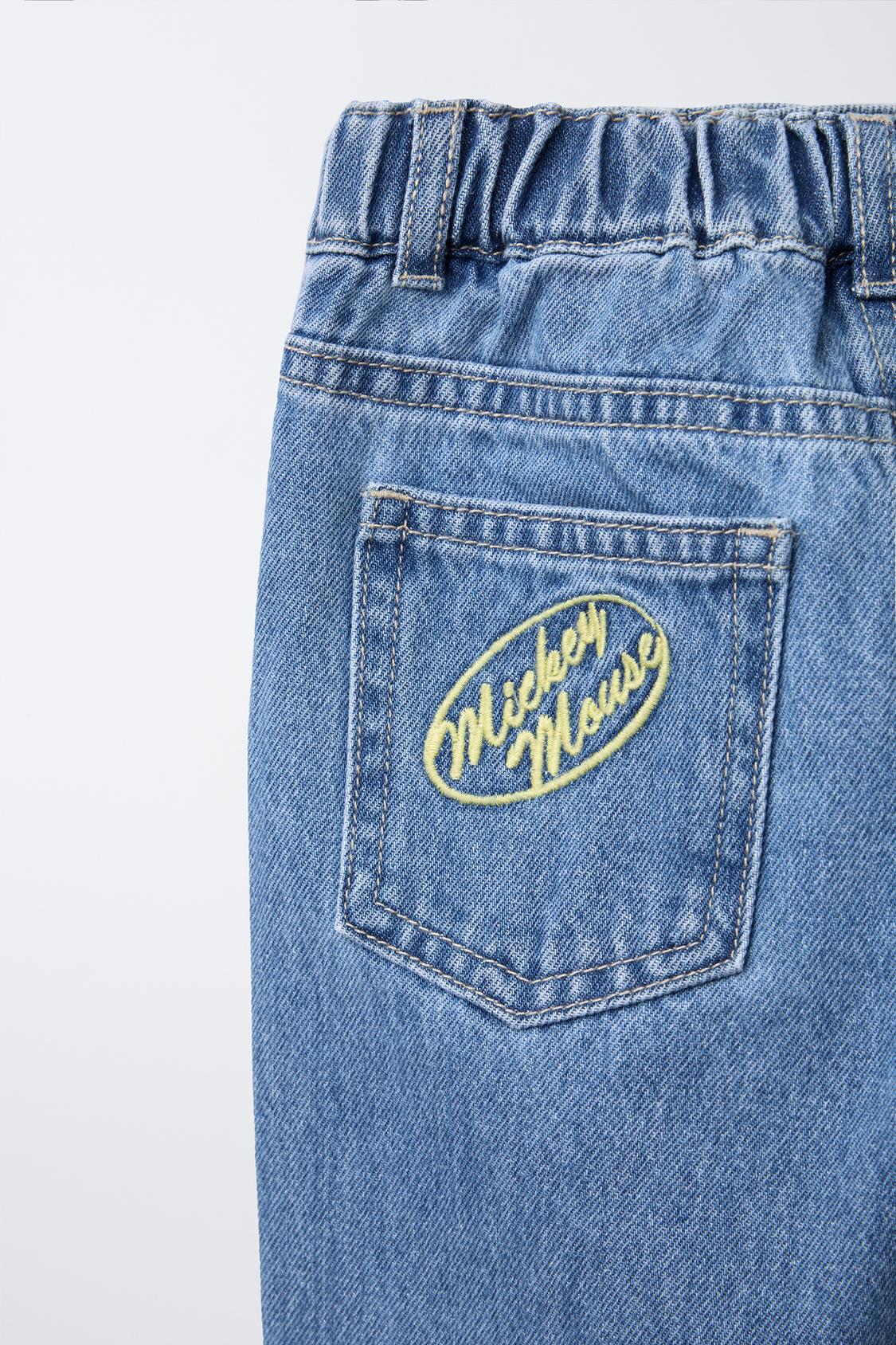 Jeans baggy mickey mouse