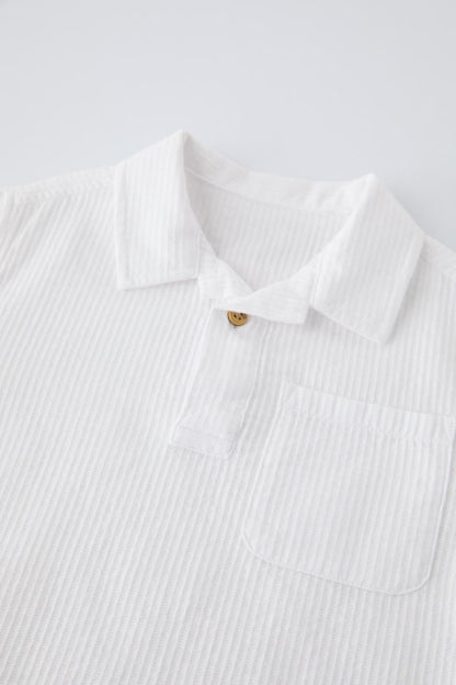 Camisa polo blanca