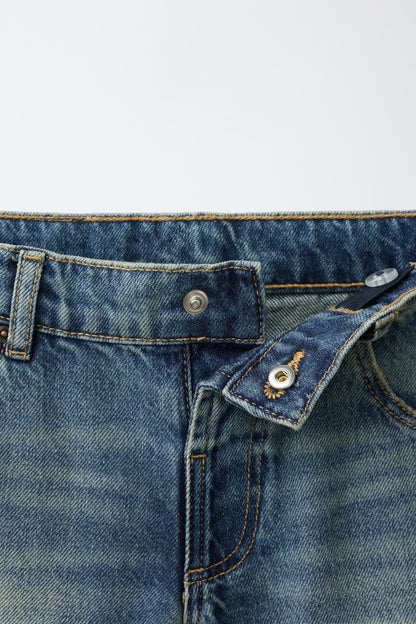 Pantalon jean wide leg roto