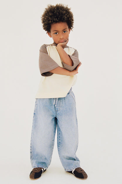 Pantalon tie waist loose