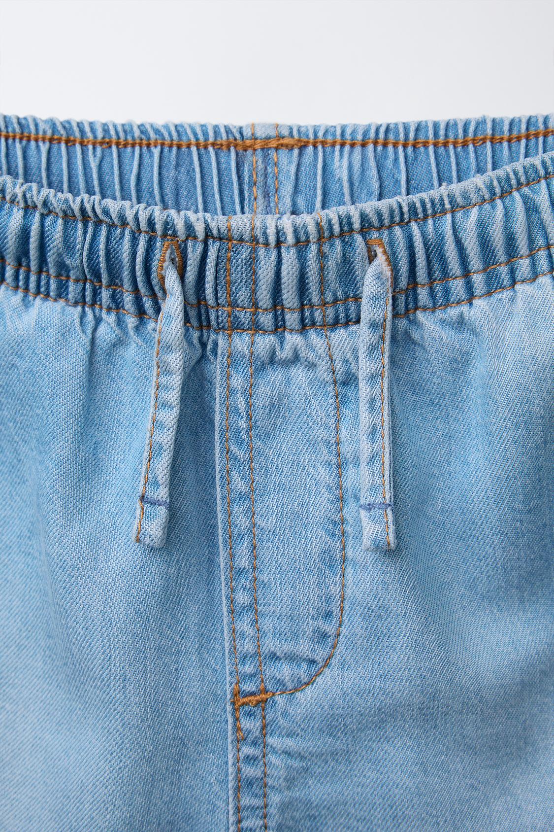 Short jean con cordon