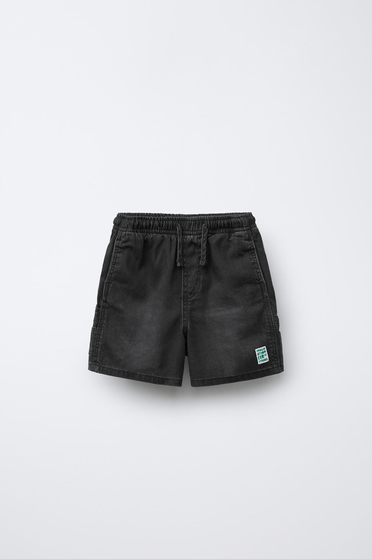 Short jean con cordon