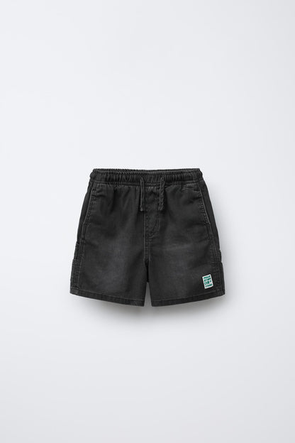 Short jean con cordon