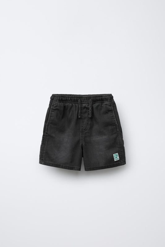 Short jean con cordon