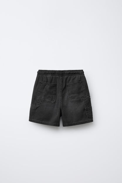 Short jean con cordon