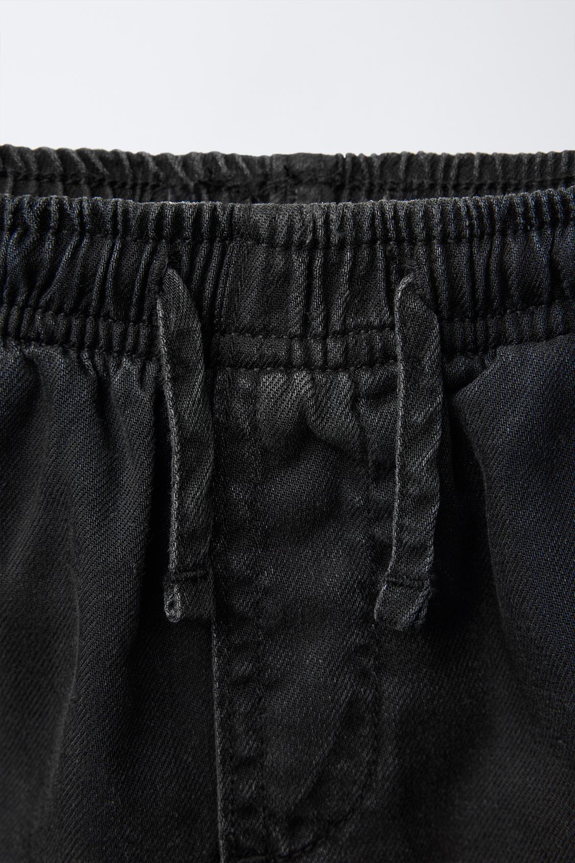 Short jean con cordon