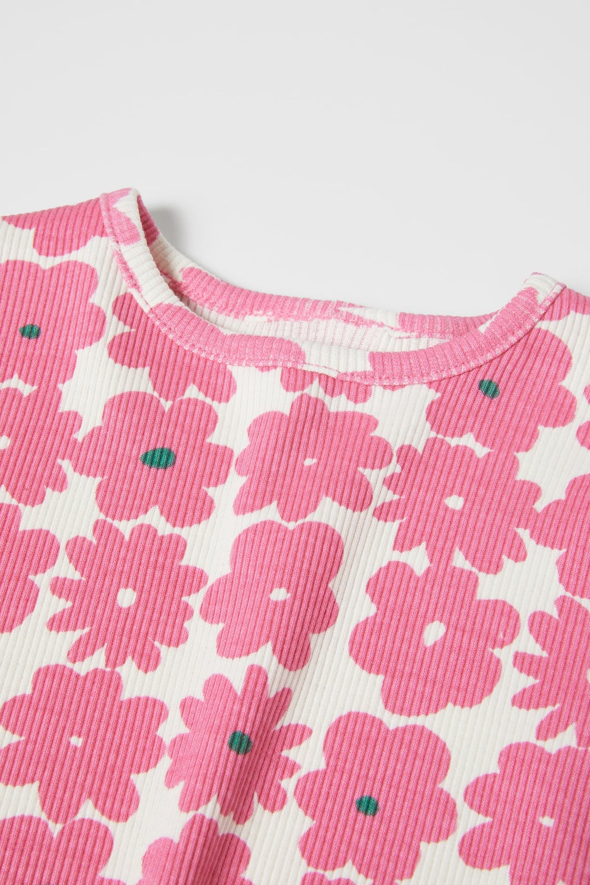Polera rib estampado