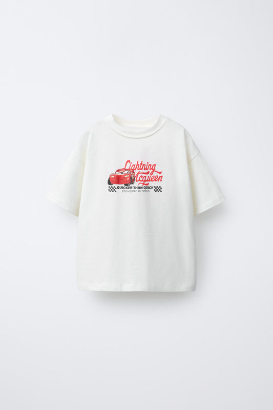 Polera estampada cars