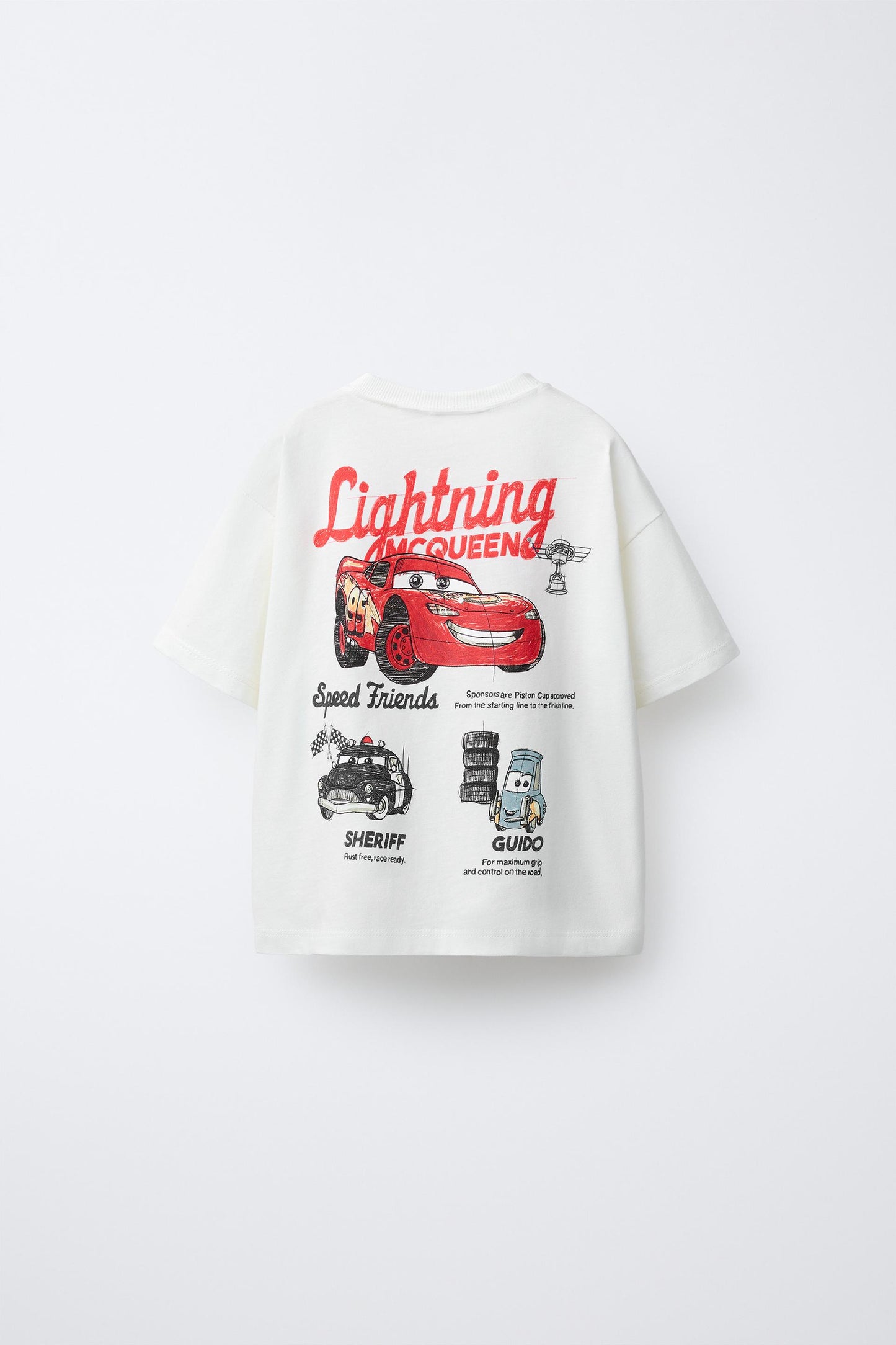 Polera estampada cars