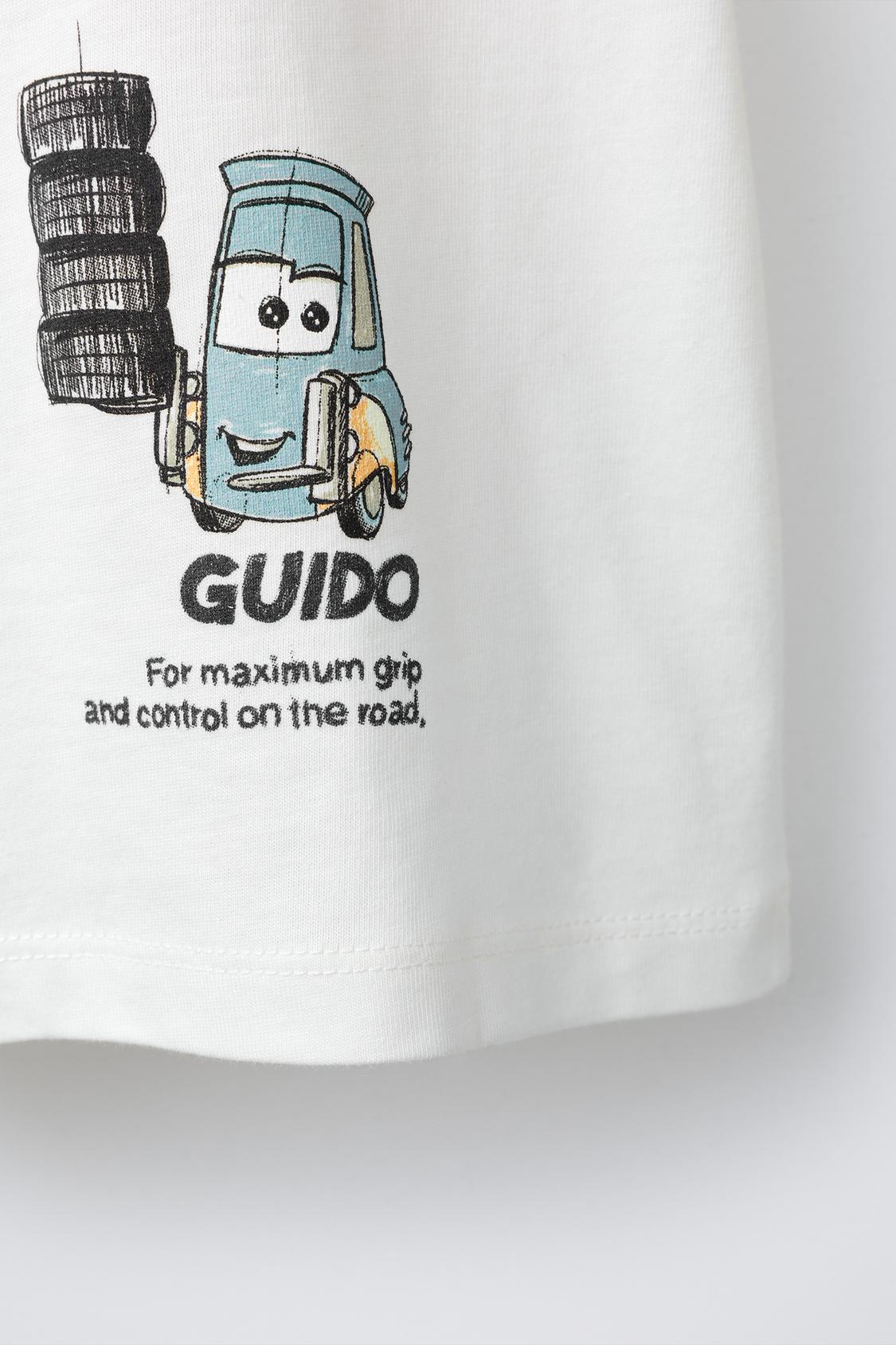 Polera estampada cars