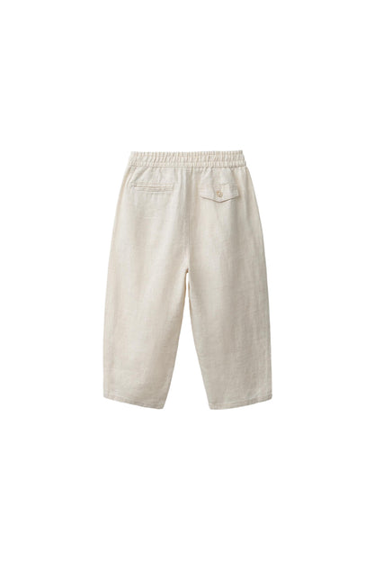 Pantalon con pinzas lino