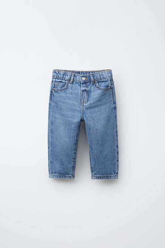 Jeans mom fit niña