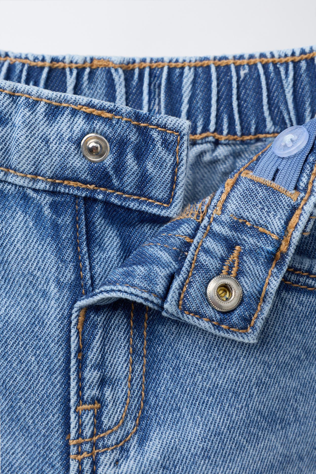 Jeans mom fit niña