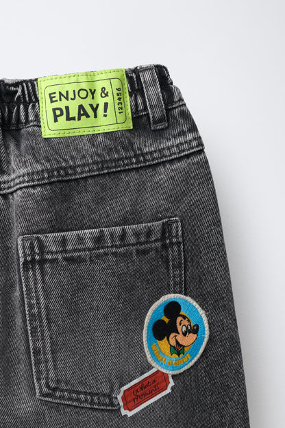 JEANS STRAIGHT MICKEY MOUSE © DISNEY