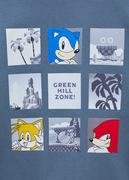 Polera sonic con relieve