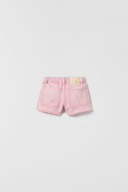 Short jean desflecada