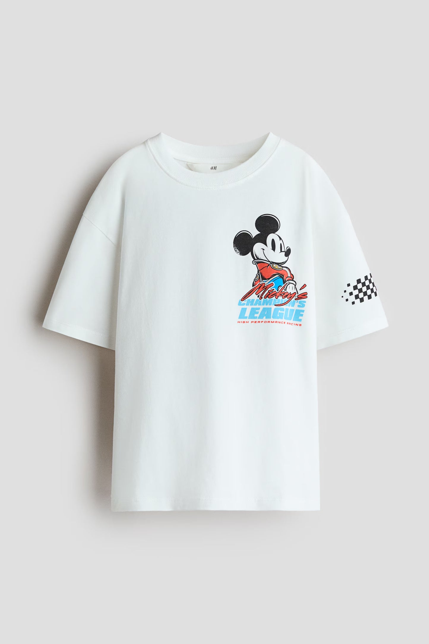 Polera mickey mouse racing