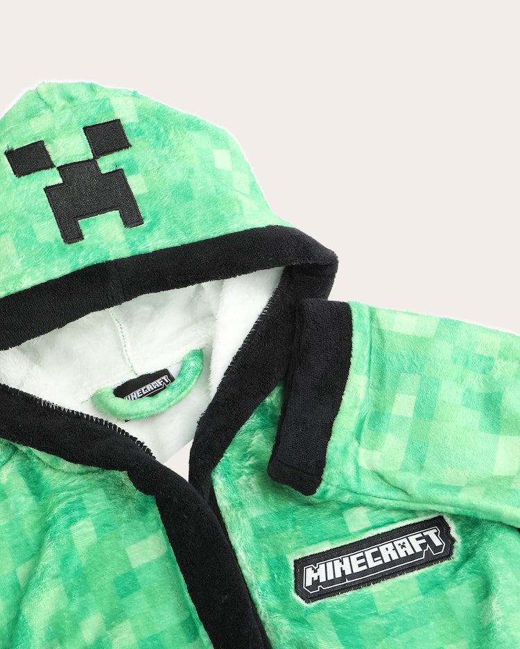 Bata de baño minecraft