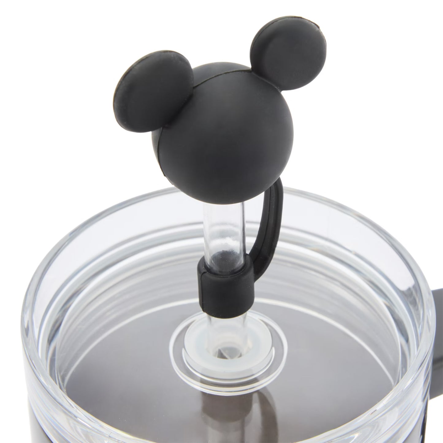 Vaso acero inoxidable con pajita y estuche cremallera Mickey Mouse