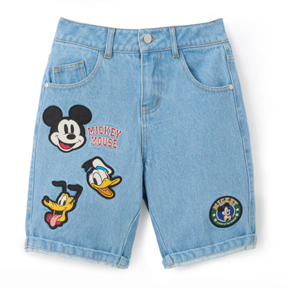 Short jean mickey y sus amigos