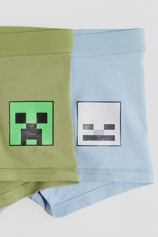 Pack de 5 boxer Minecraf