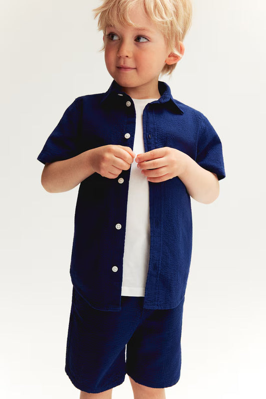 Camisa azul marino