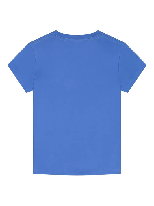 Polera azul polo