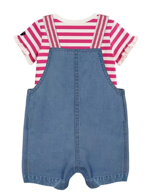 Conjunto overol minnie mouse