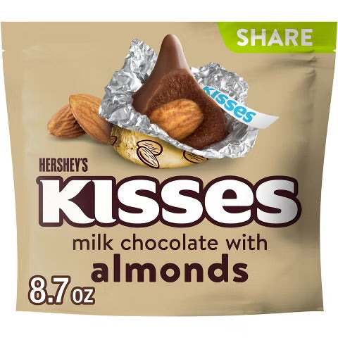 Hersheys kisses almendras