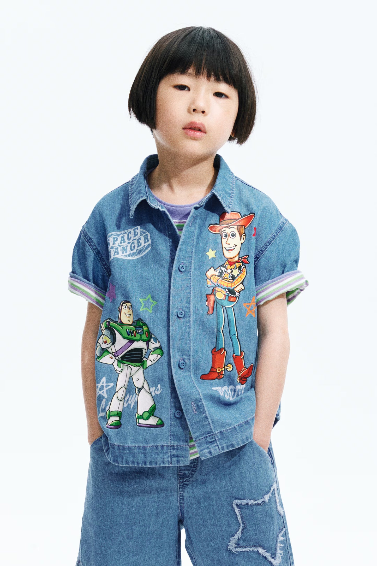 Camisa jean toy story