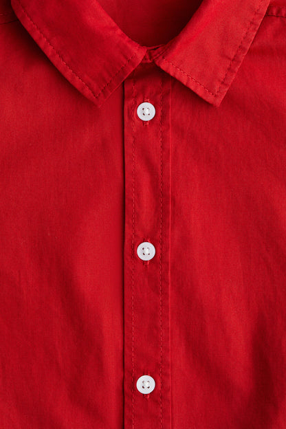 Camisa roja manga larga