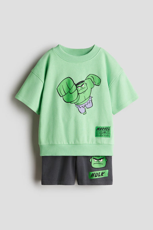 Conjunto hulk en sudadera