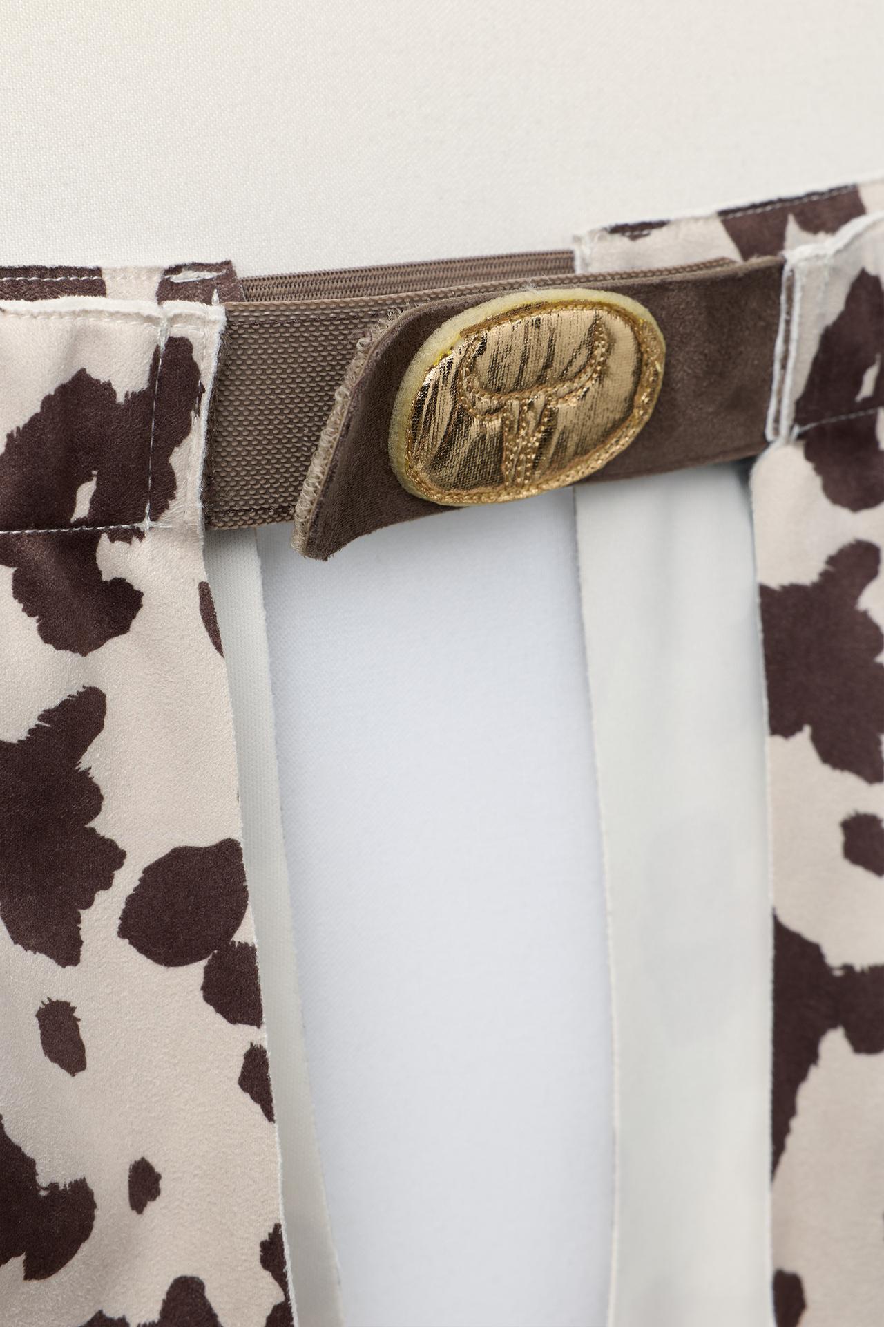 DISFRAZ COWBOY ESTAMPADO ANIMAL FLECOS