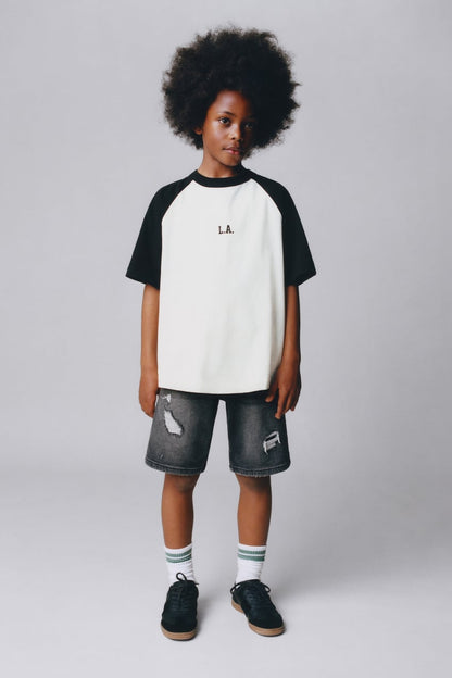 Short jean straight fit