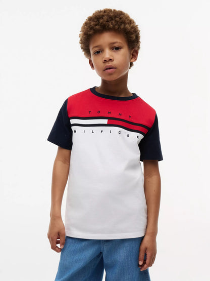 Polera colorblock