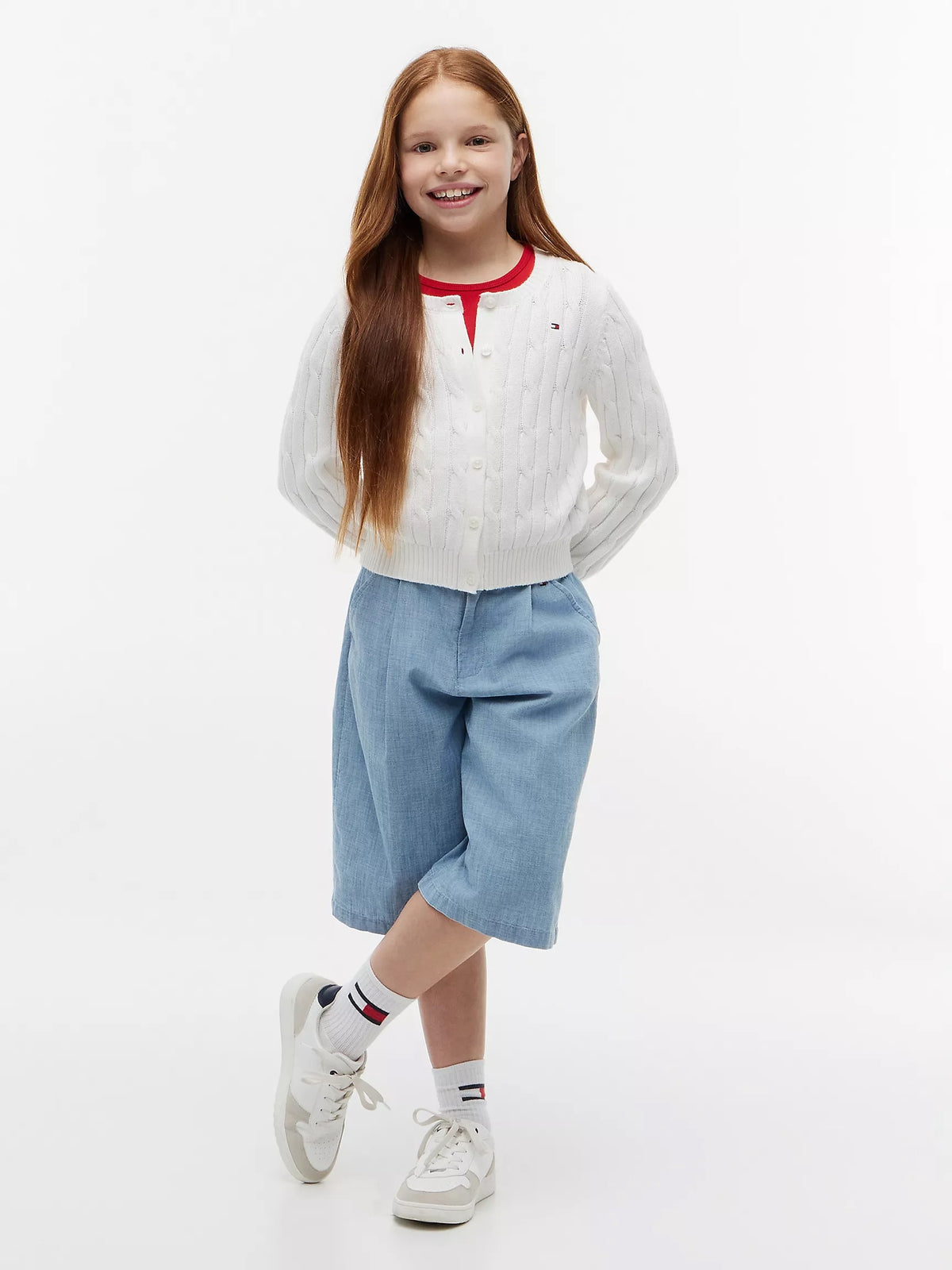 Cardigan blanco