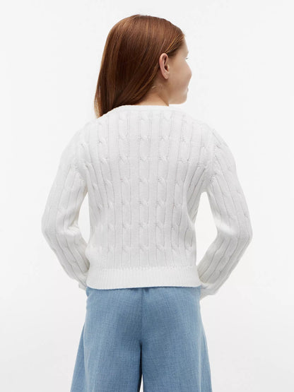 Cardigan blanco
