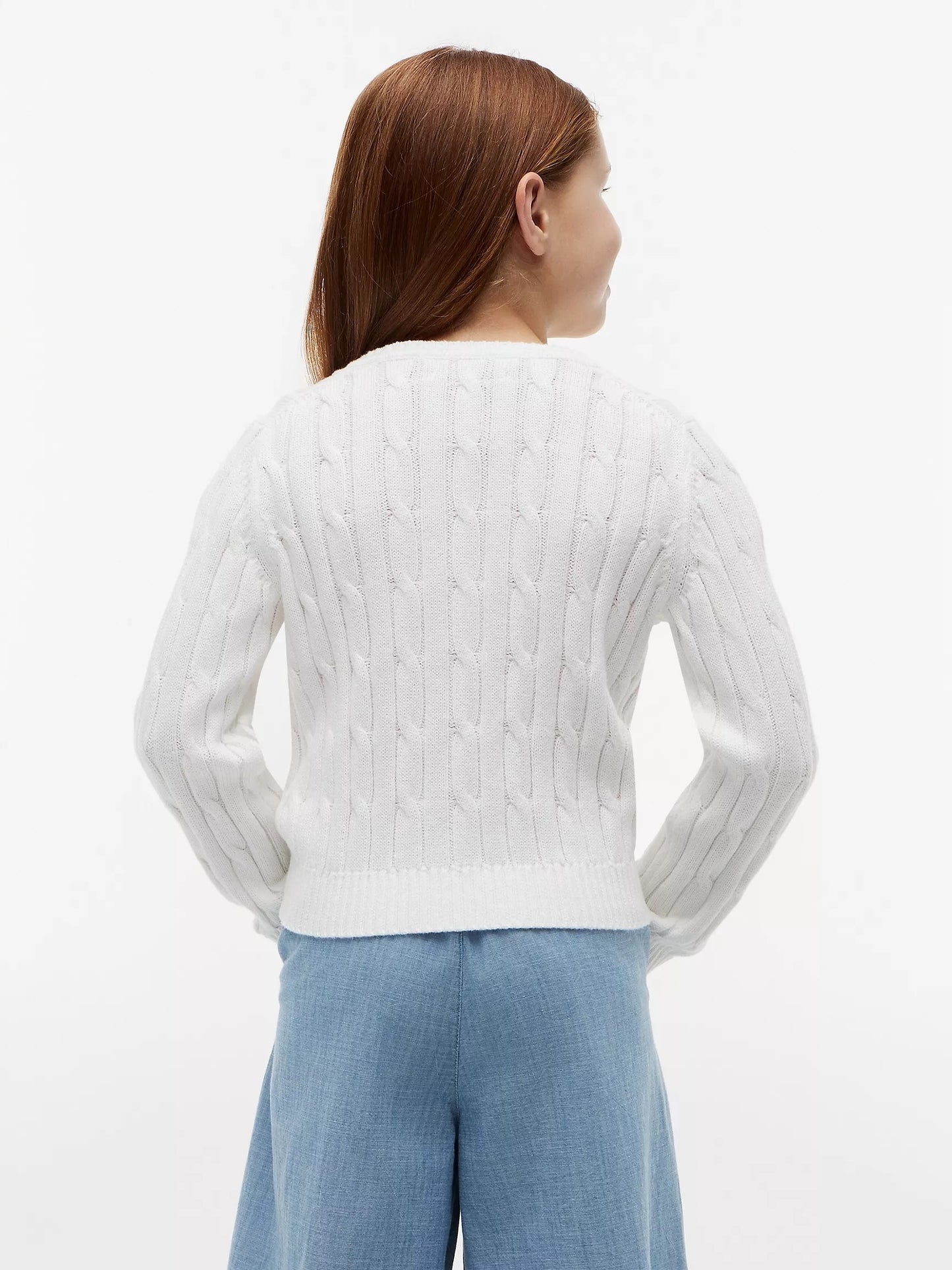 Cardigan blanco