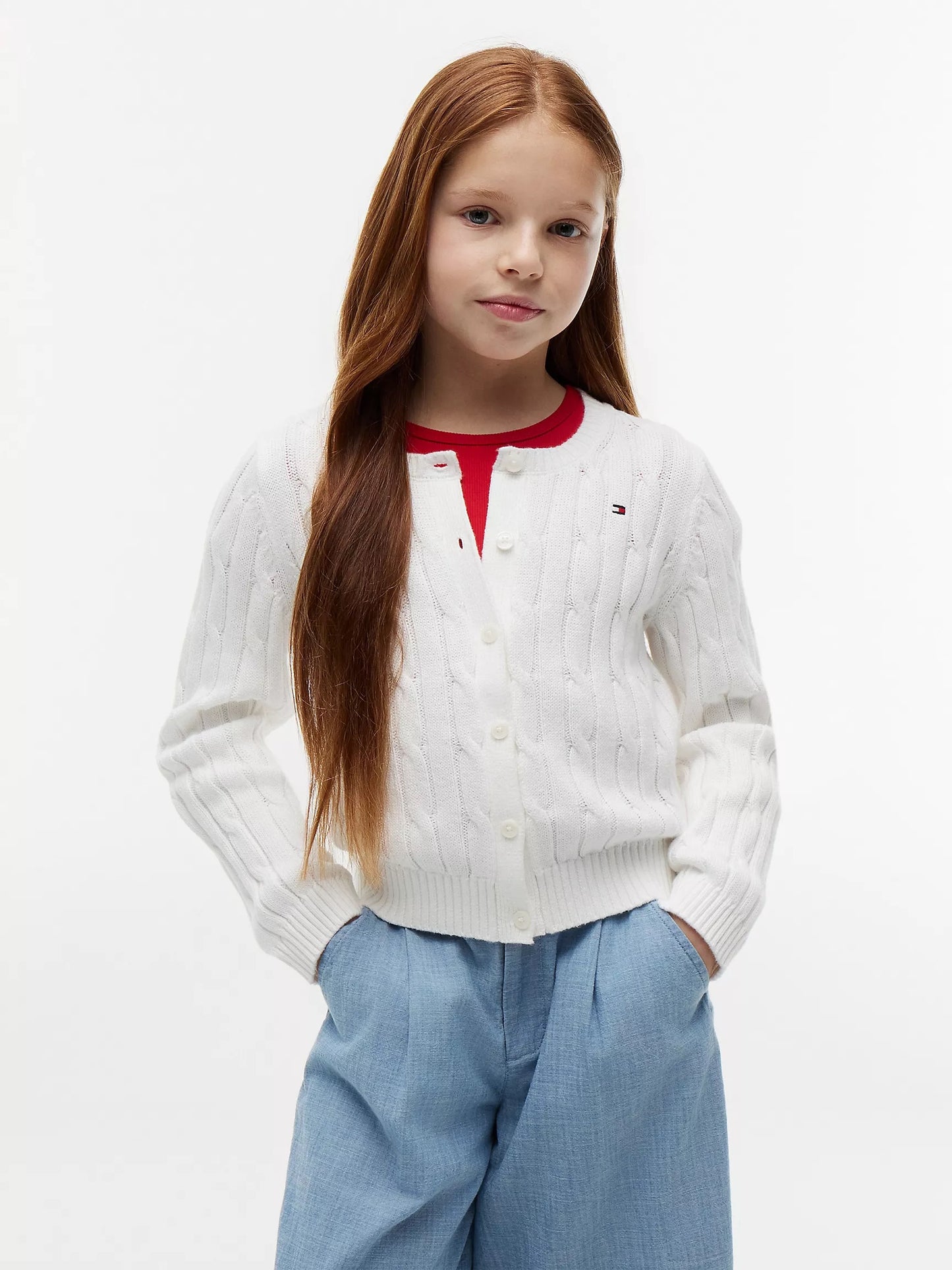 Cardigan blanco