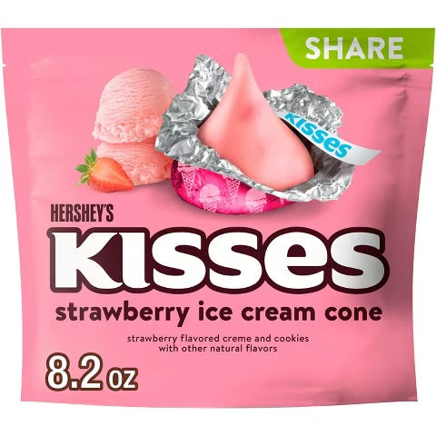 Hersheys kisses helado frutilla
