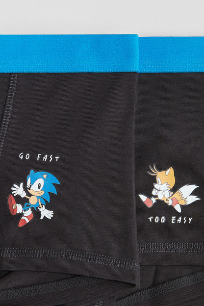 Pack de 5 boxers Sonic