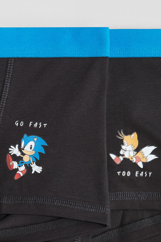 Pack de 5 boxers Sonic