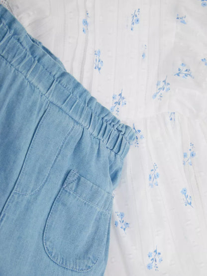 Conjunto blusa y pantalon