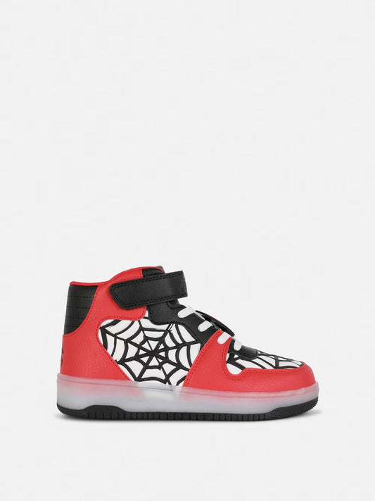 Zapatos con luces spiderman
