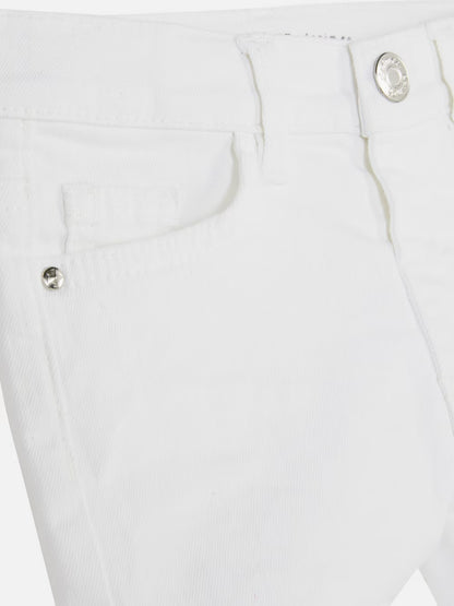 Short jean blanco