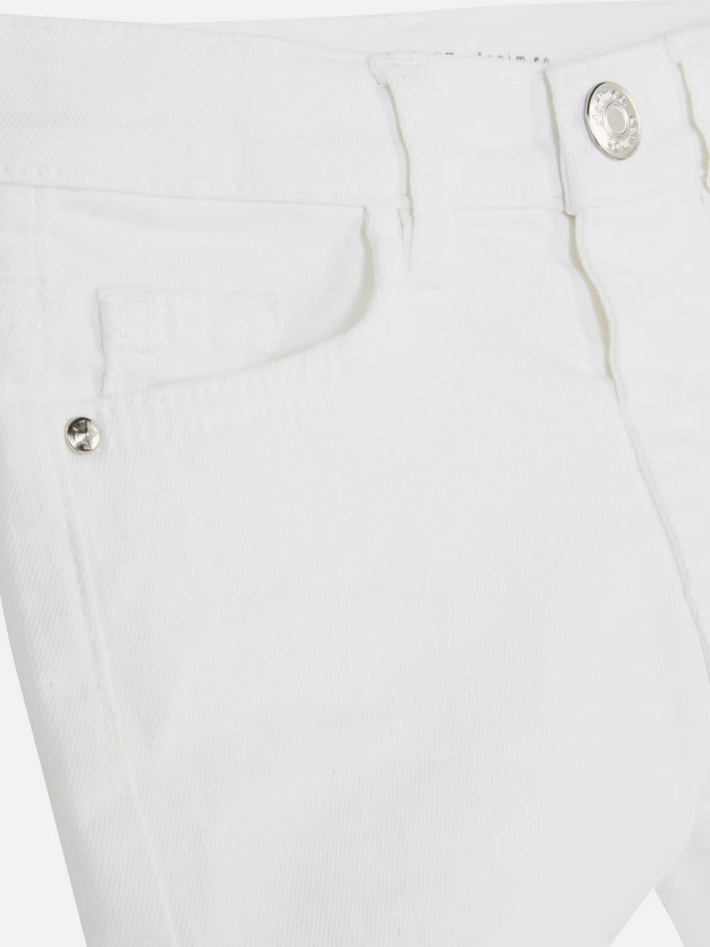 Short jean blanco