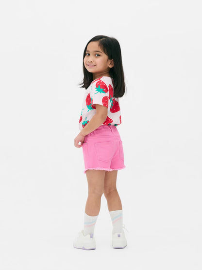 Short jean rosado