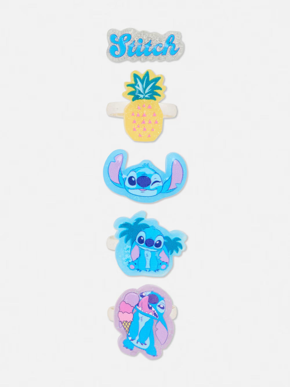 Pack de 5 anillo stich